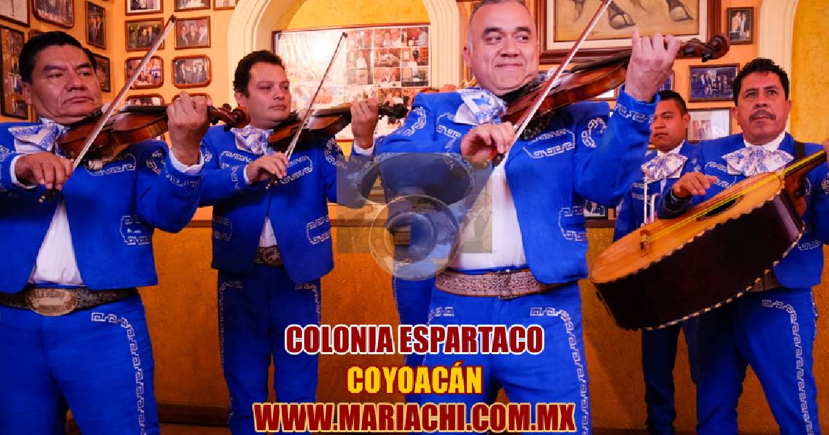 Mariachis en Colonia Espartaco 