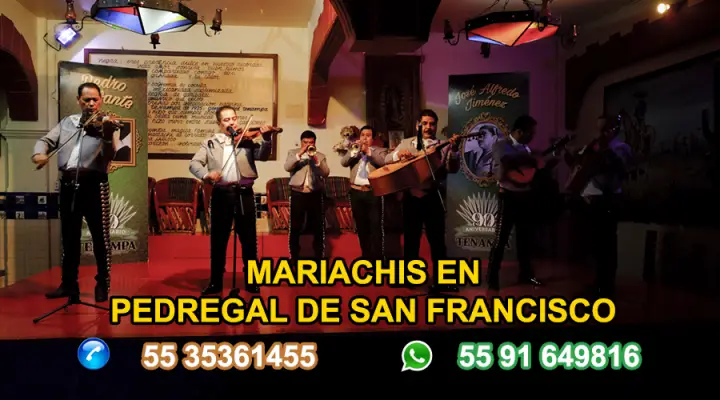 Mariachis en Pedregal de San Francisco 